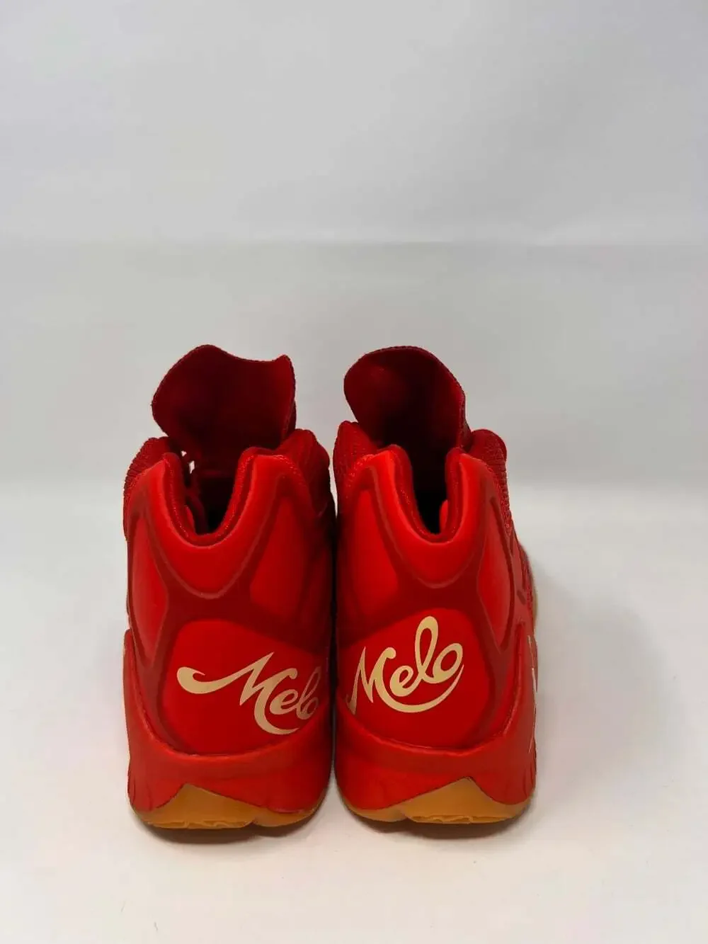 Nike Air Jordan Melo M12 Big Apple Gym Red Gold Men's 10.5 Shoes w/ Box